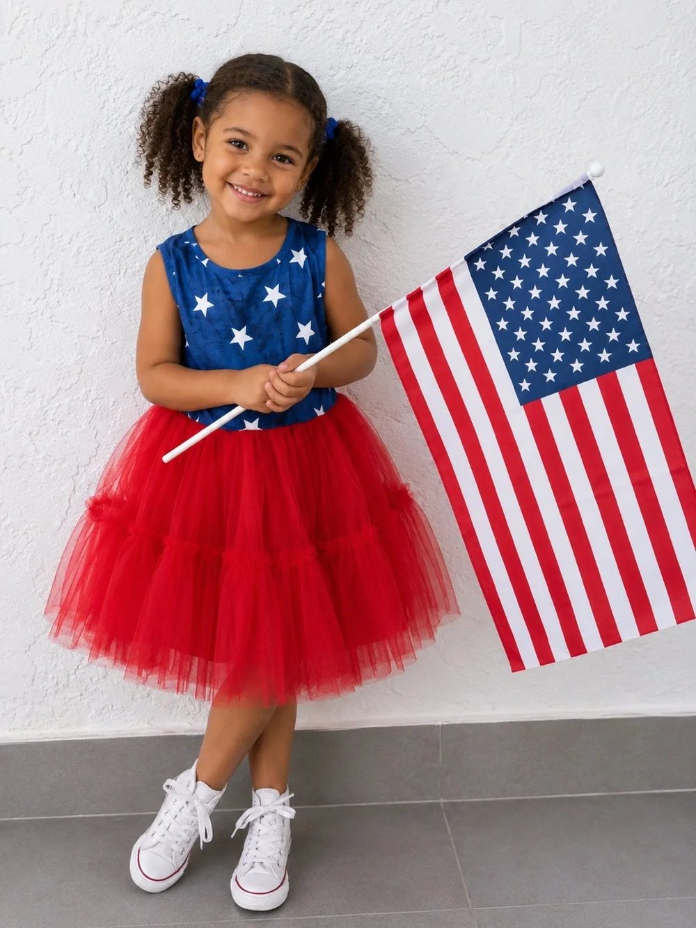 Girls' patriotic red tulle skirt and blue star tank dress 🇺🇸🇺🇸🇺🇸